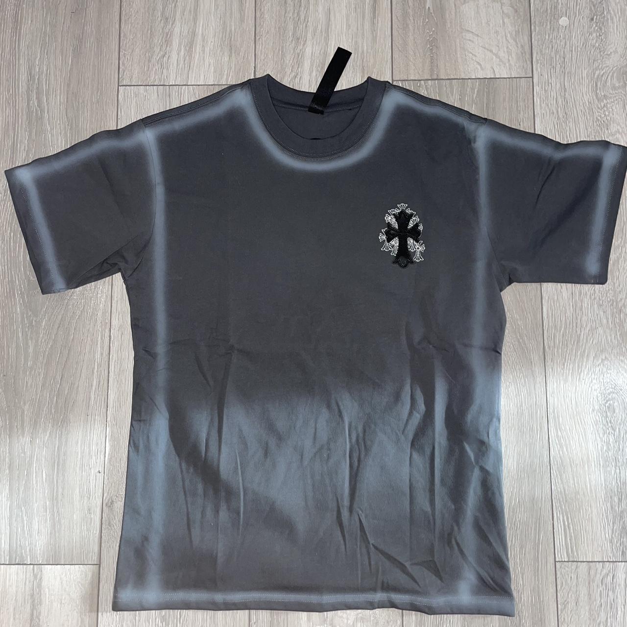 Chrome Hearts T-shirt Cross Gray Black Color •Thick... - Depop