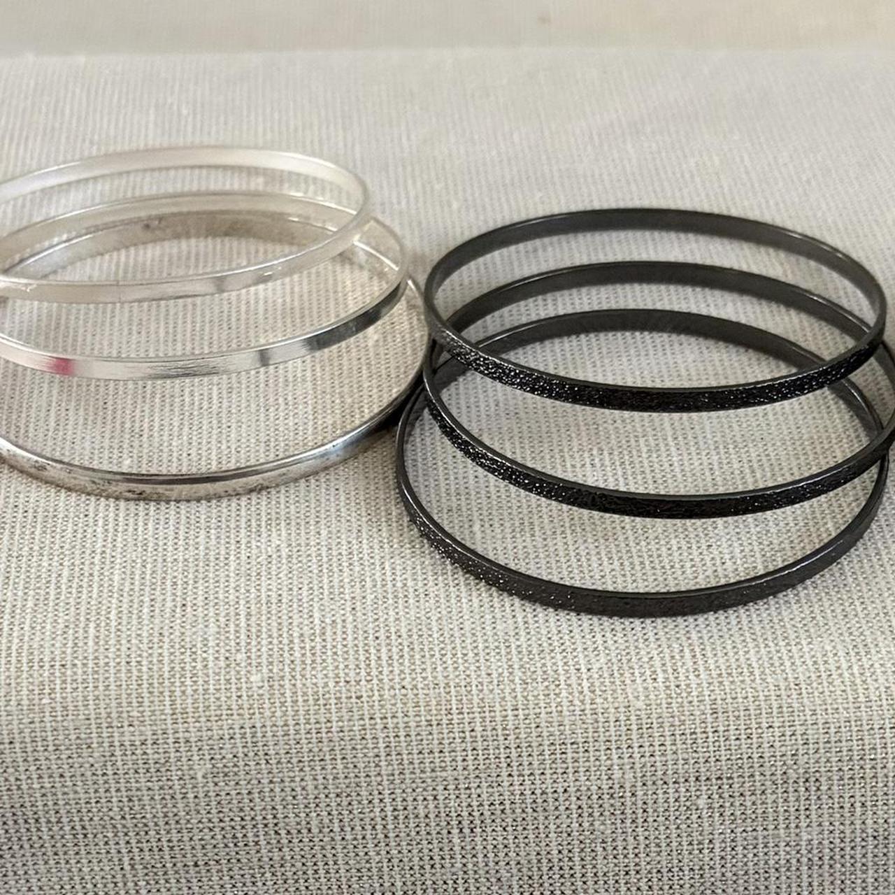 Women's Bracelet - Multi/Black – Nine stackable b… - image 2