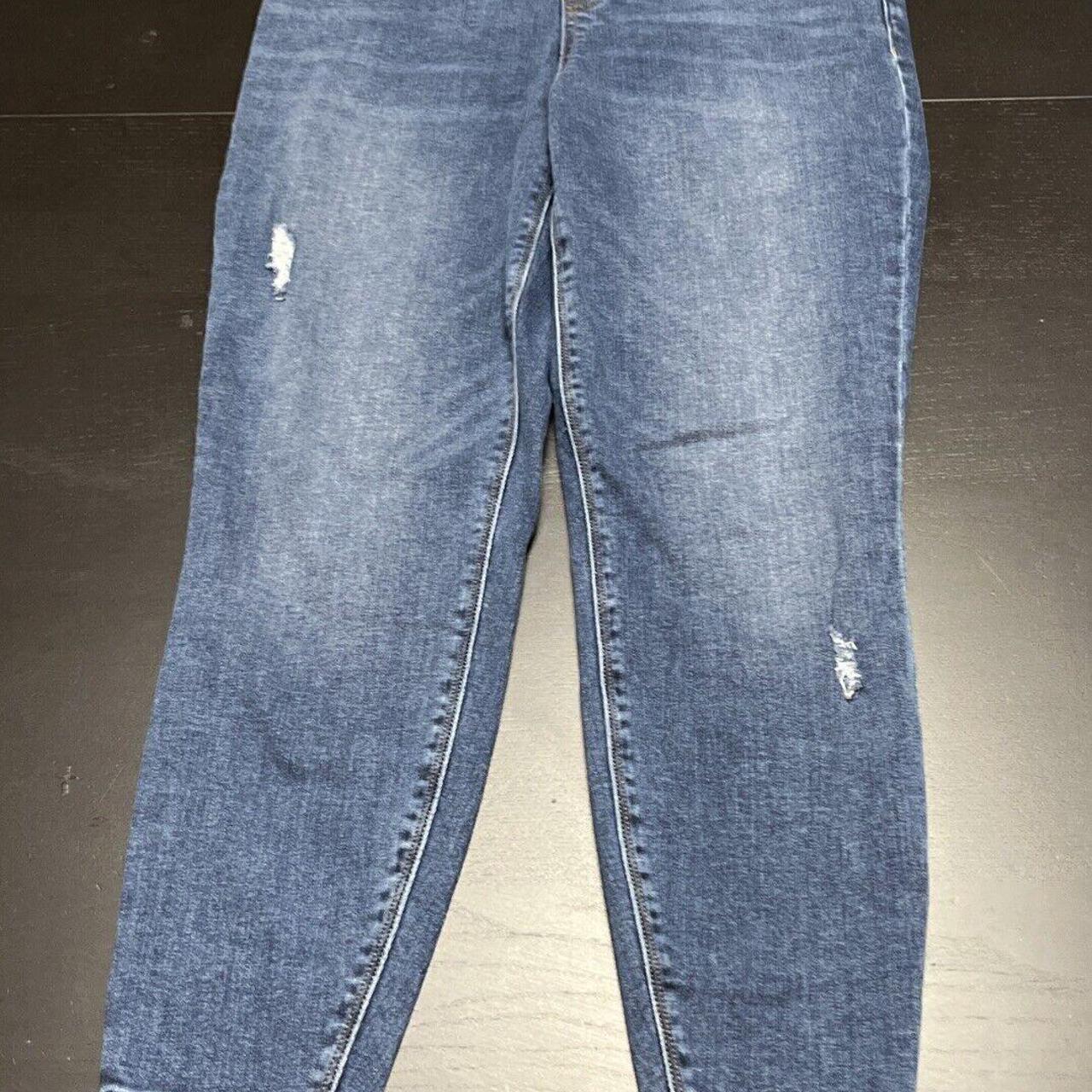 SPANX selling Distressed Skinny jean sz Medium high rise raw hem