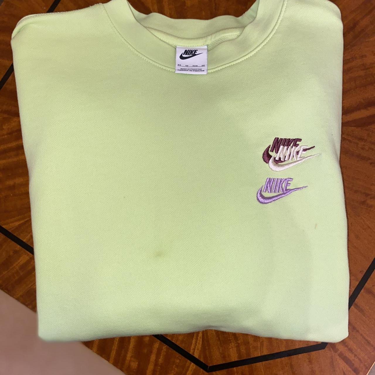 Nike Sweatshirt Nike Sweat Vert Pastel Survetement Nike Vert Sweat