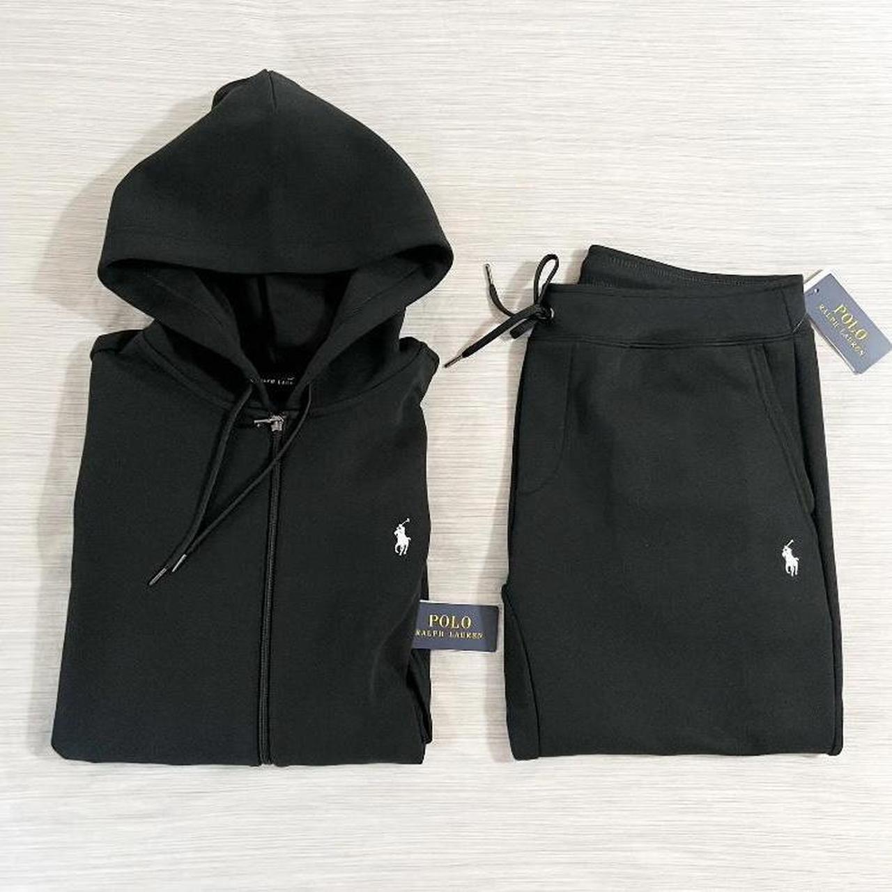 Ralph Lauren tech fleece Black (full tracksuit)🖤 |... - Depop