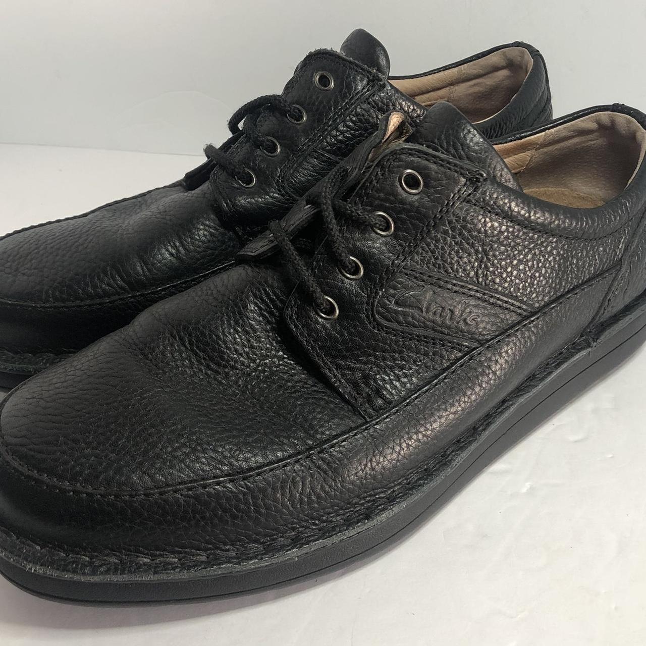 Clarks Mens Unstructured Casual Shoe Size 11 Wide Black