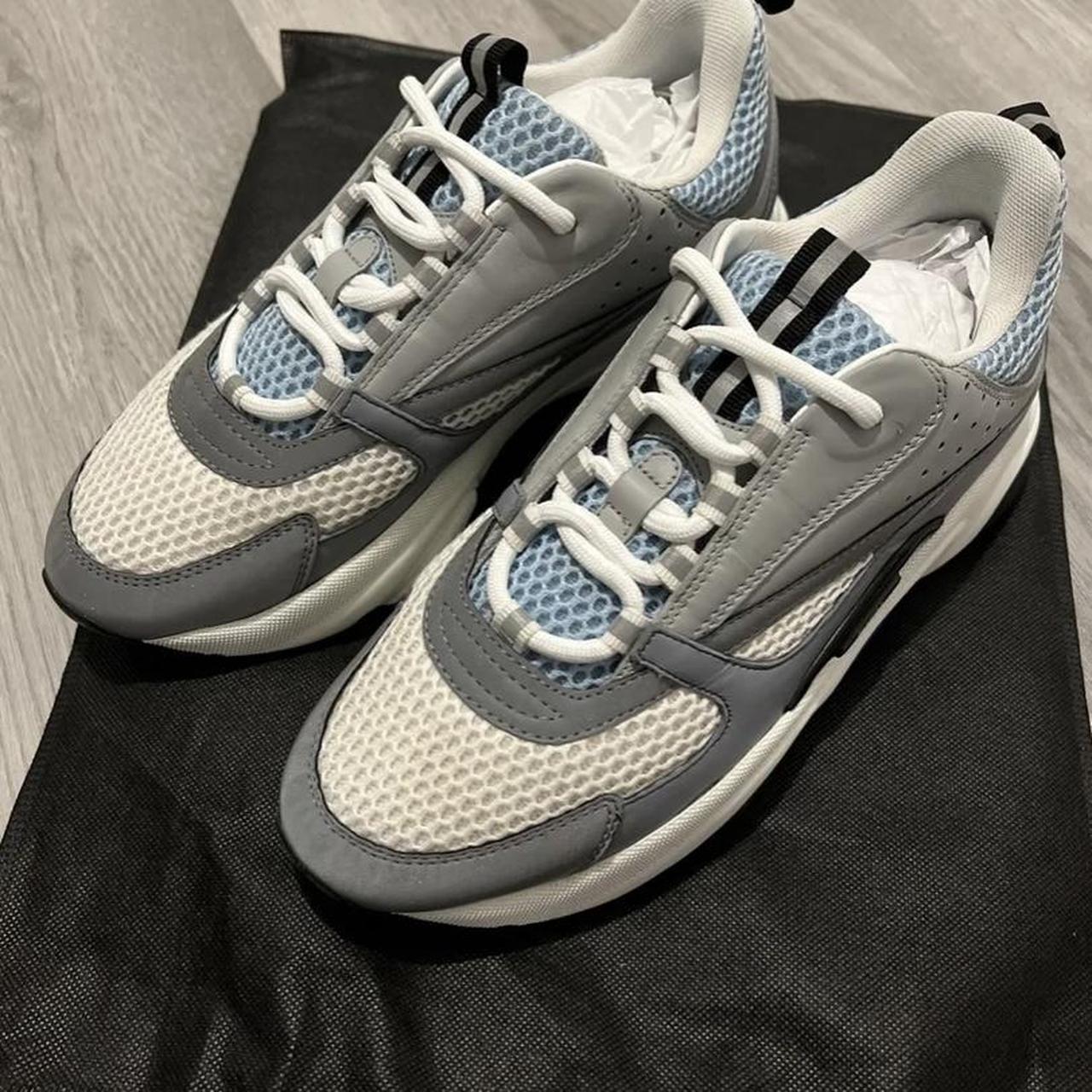 Dior B22 Grey Baby Blue White - Depop