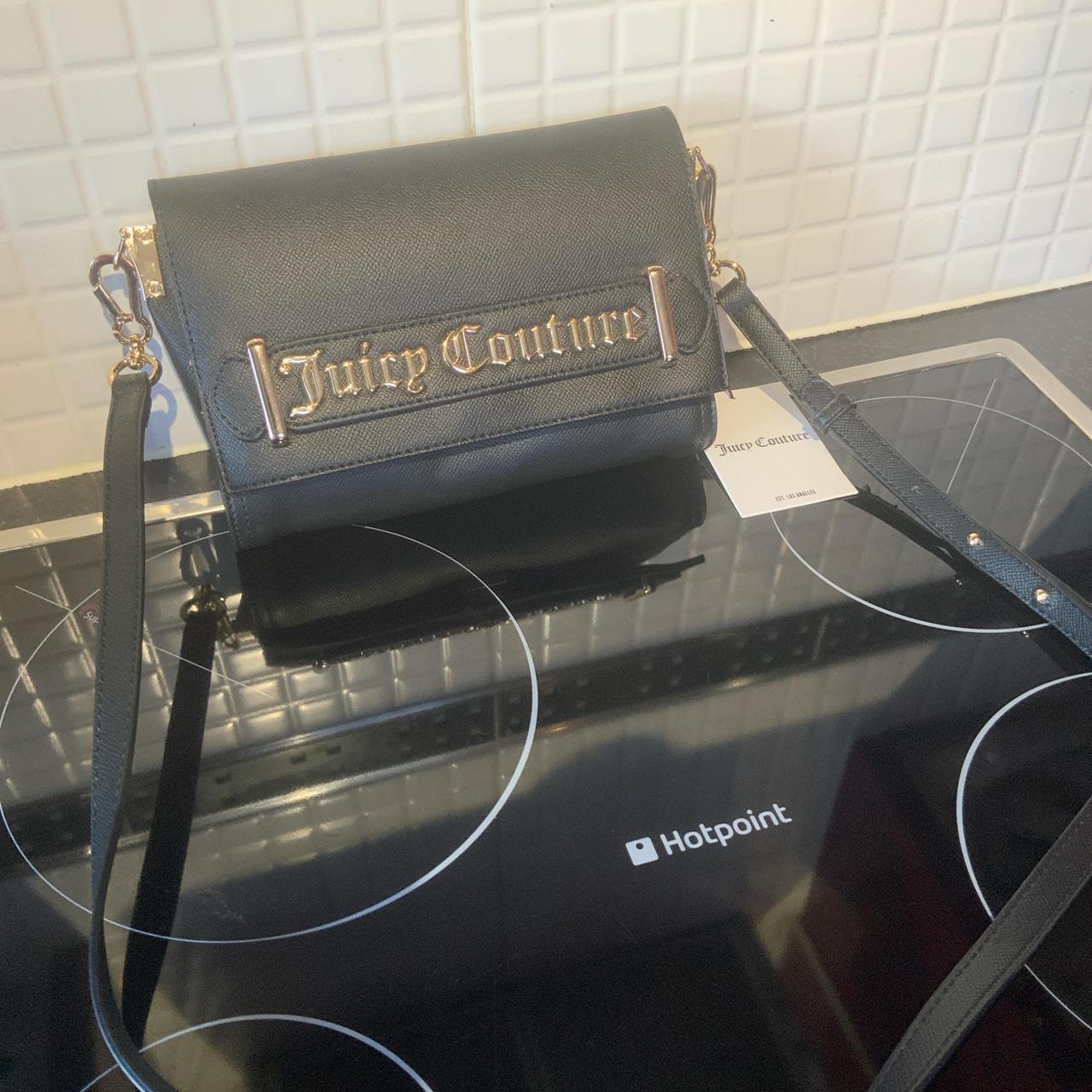 Juicy couture black jasmine clutch PU BRAND NEW with | Depop