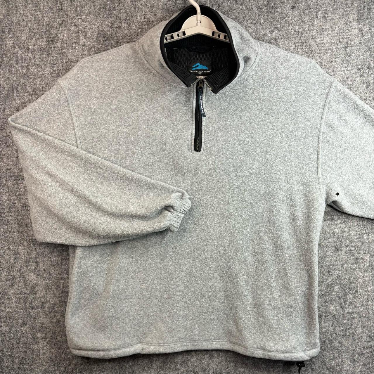 Tri-Mountain Mens 1/4 Zip Pullover Sweater Size Depop