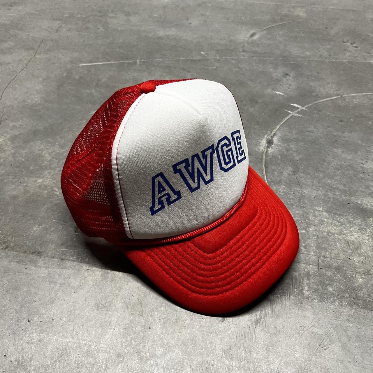 AWGE trucker hat, worn few times, ships next day...