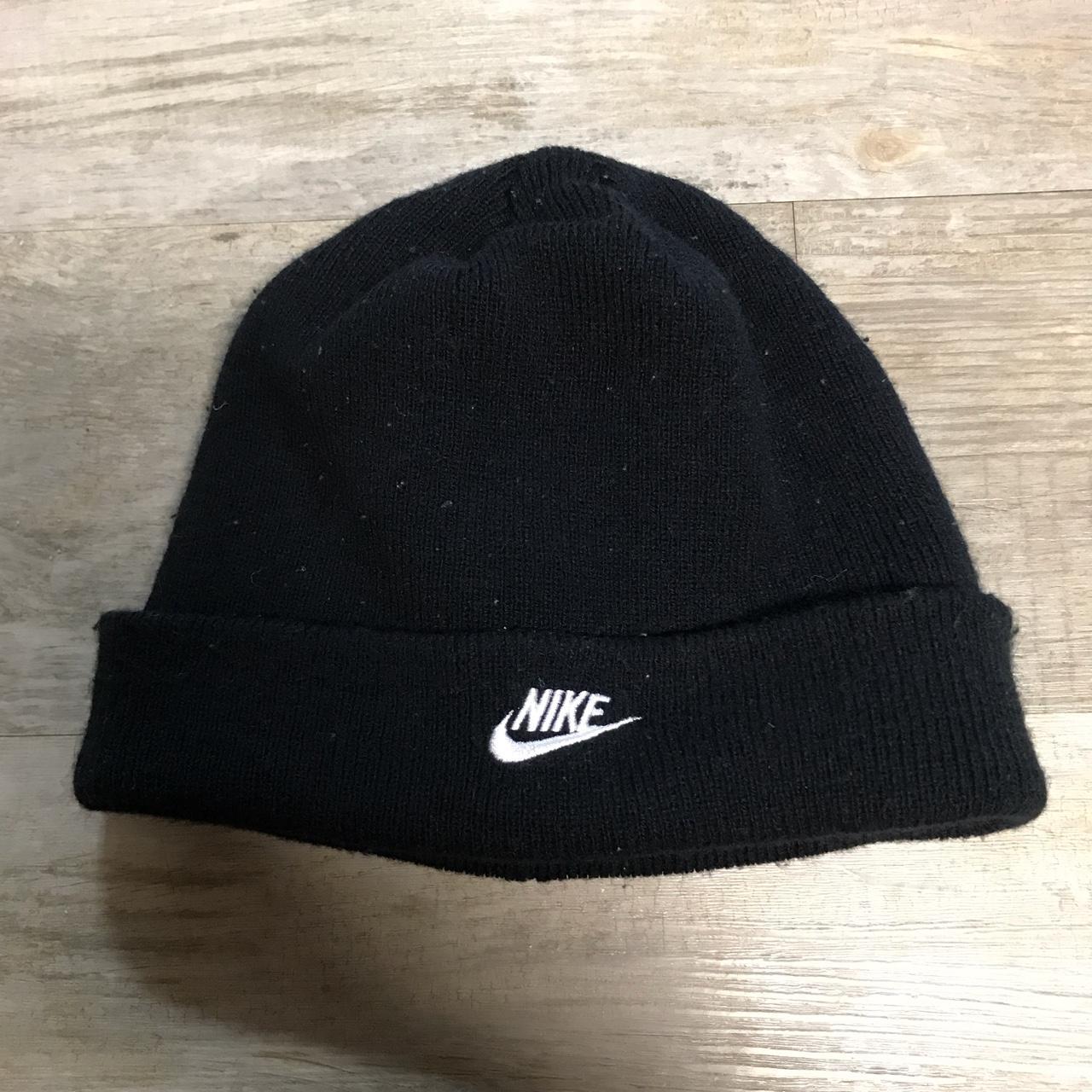 mens nike black beanie