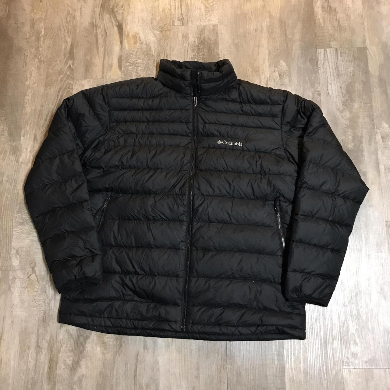 Black Columbia puffer jacket. Down. Size xl mens. In... - Depop