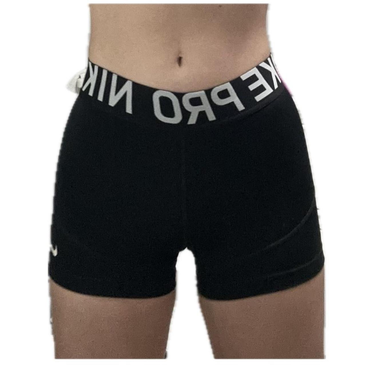 nike pro spandex black