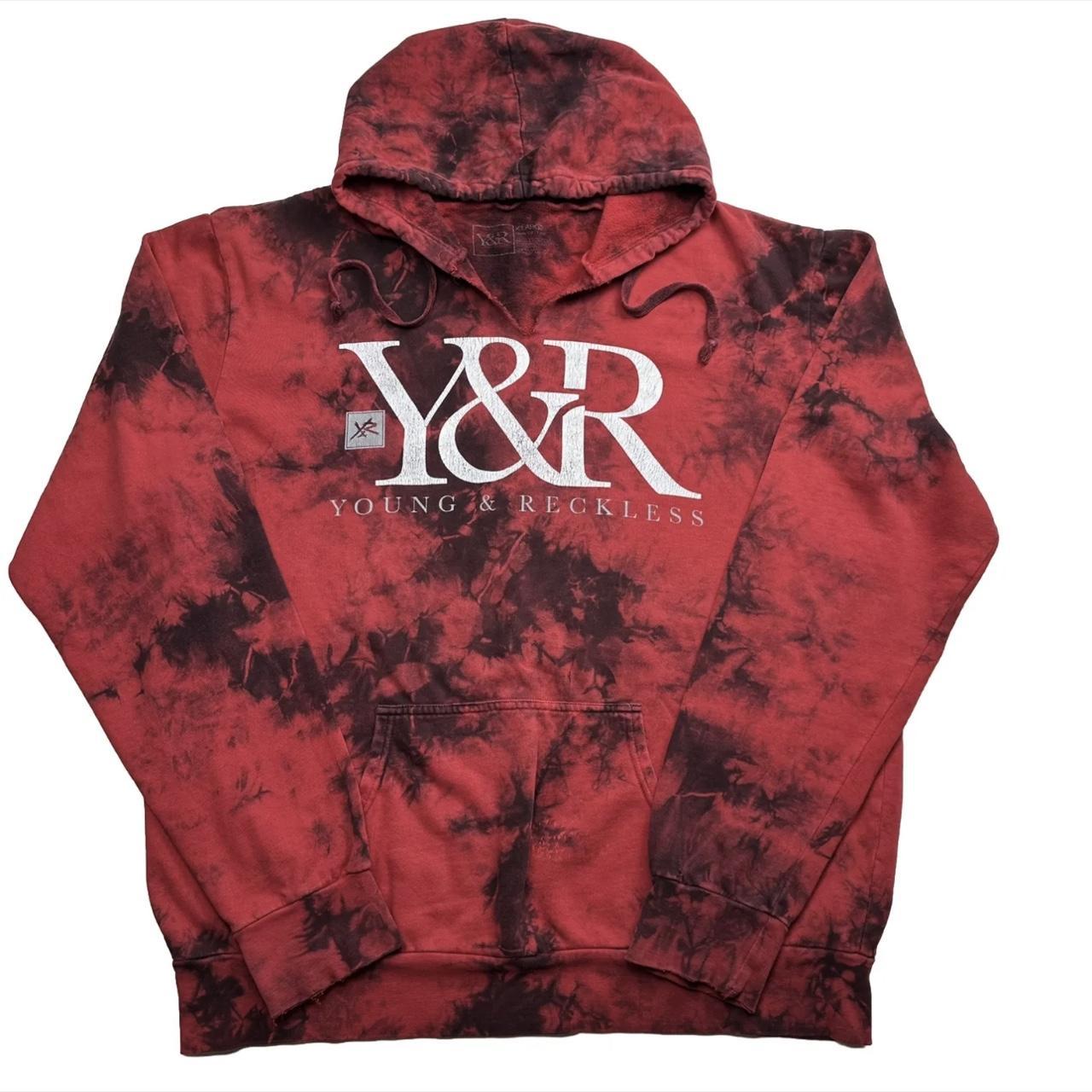 Red clearance reckless hoodie