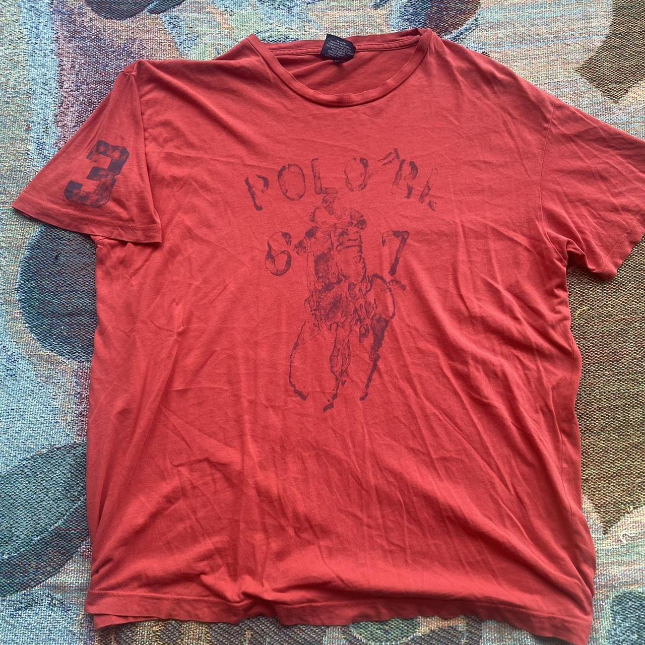 Vintage polo Raul Lauren, good fade and wear, size m... | Depop