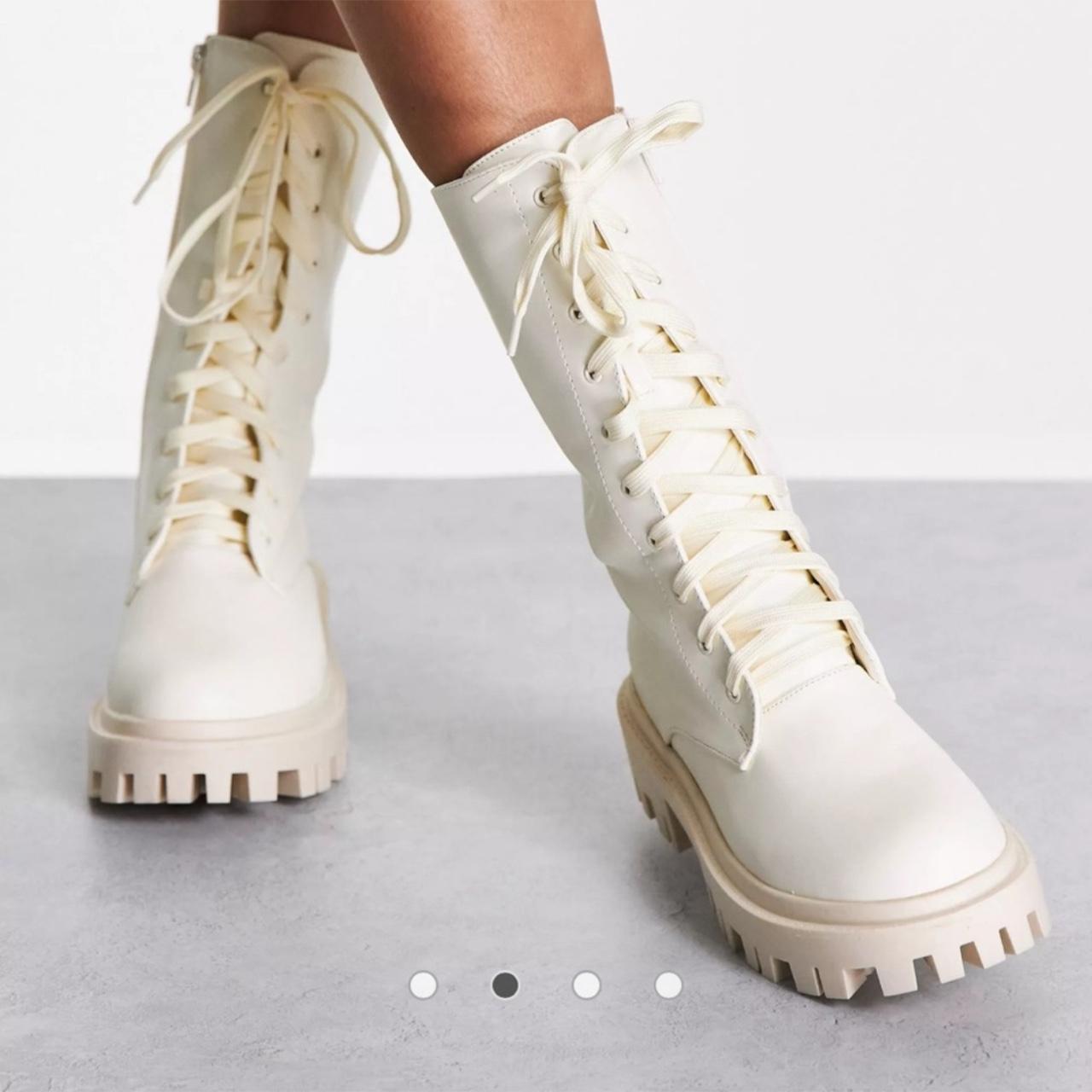 Public desire lace outlet up boots