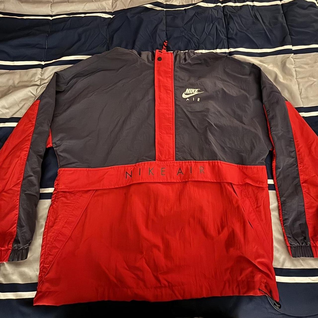 Nike fashion air anorak jacket red