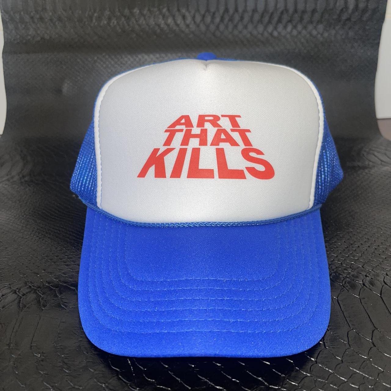 Gallery adept Art That Kills Trucker Hat SnapBack - Depop