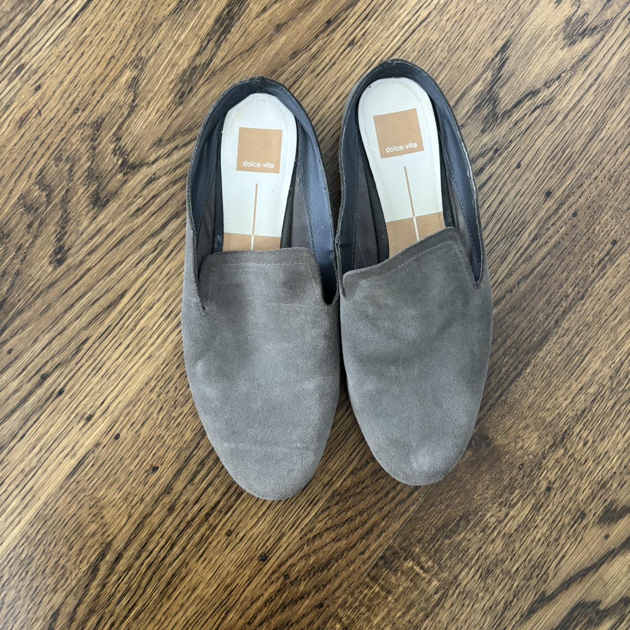 Dolce vita grey suede mules Depop