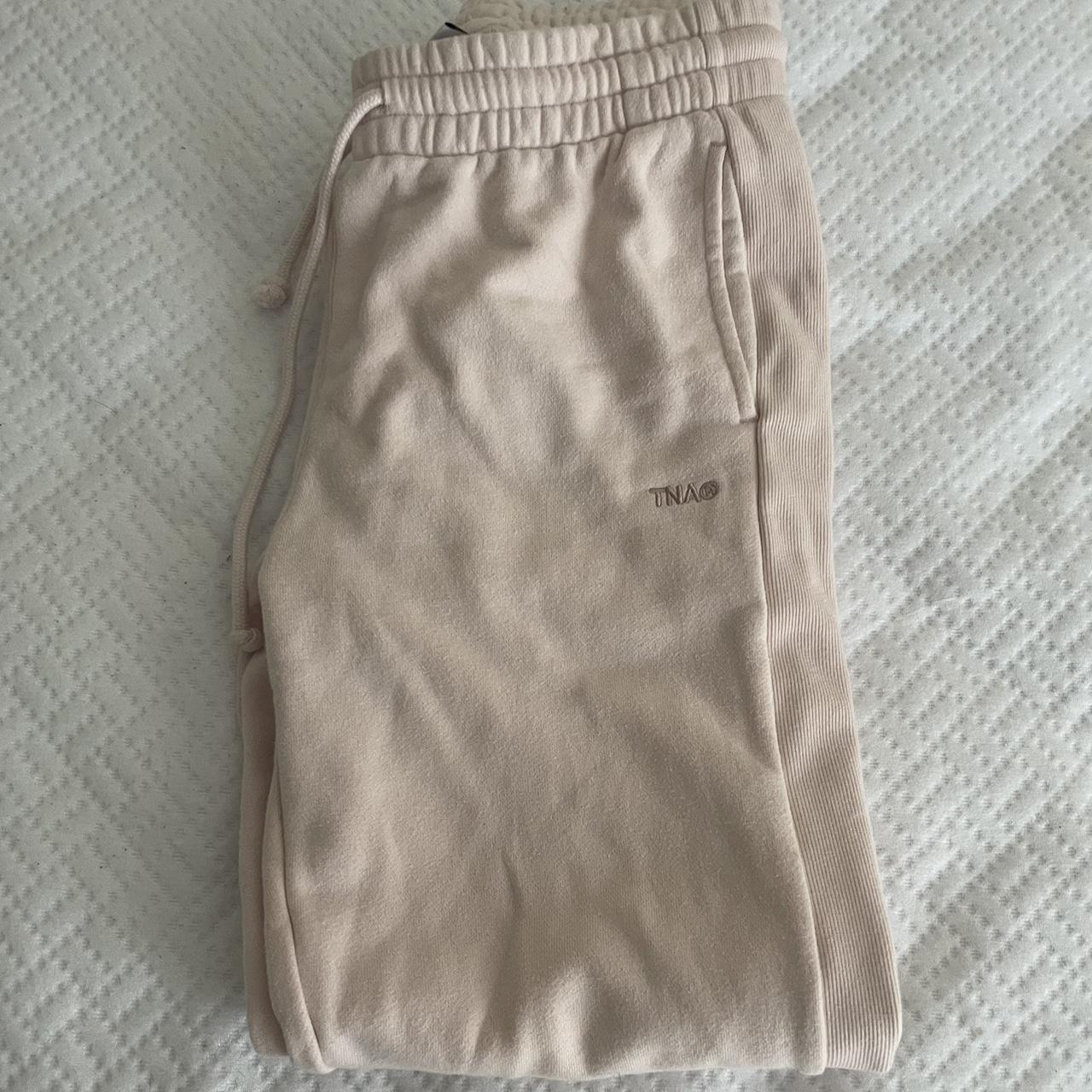 Aritzia TNA Light Pink Sweatpants - Depop