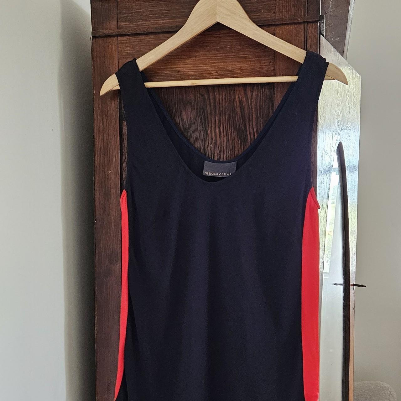 Black and Red camisole top. Brand: Ginger and... - Depop