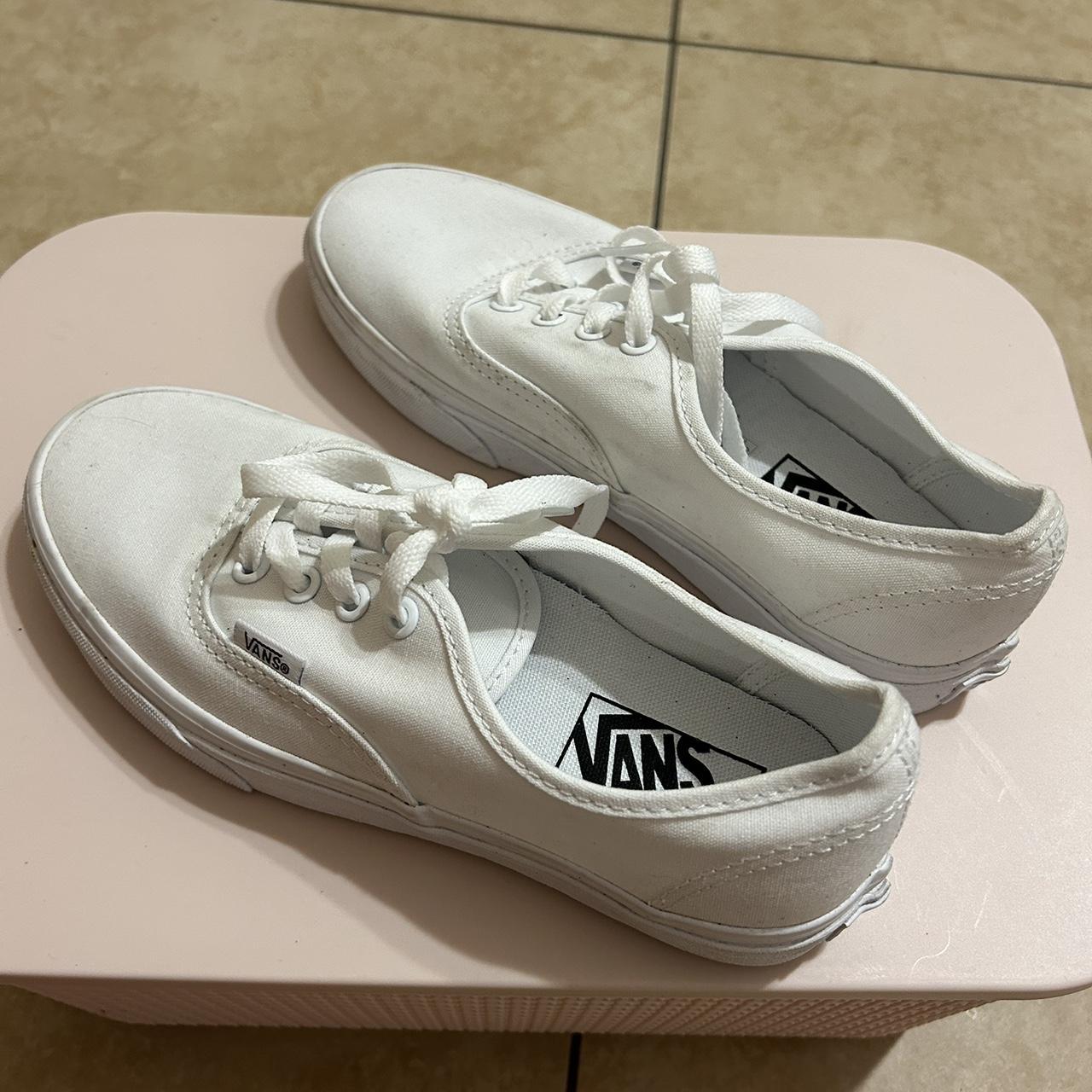 Size 7 outlet white vans