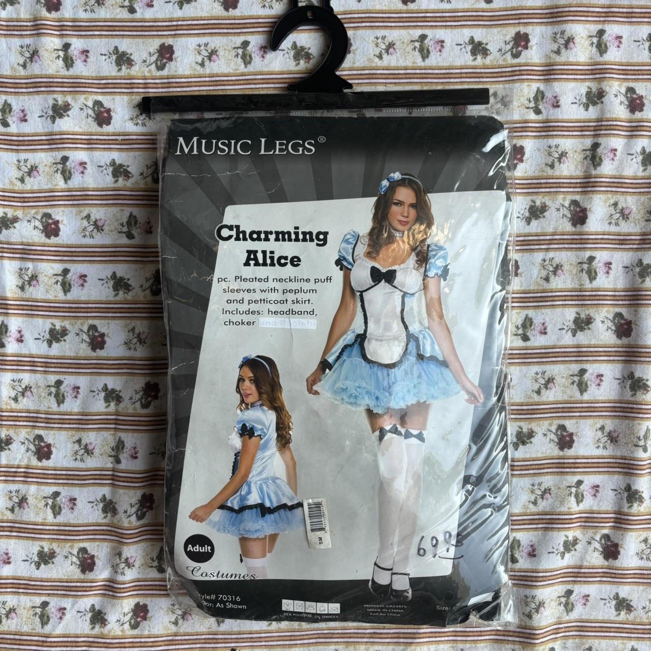 vintage sexy music legs Alice costume ♧: size s/m,... | Depop