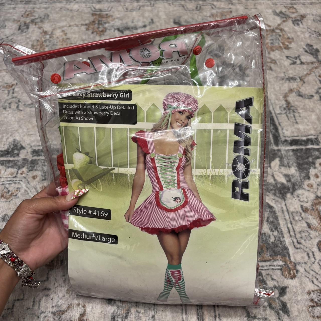 2000s deadstock leg avenue strawberry shortcake... | Depop