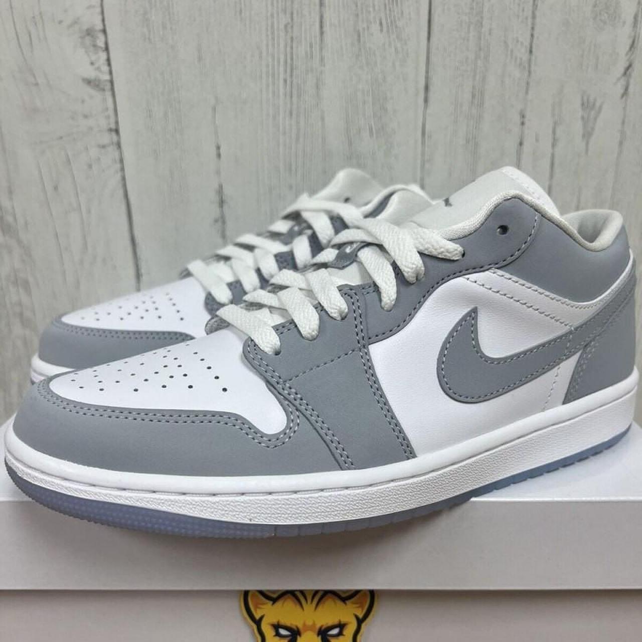 Air Jordan 1 Low Grey All pairs are new with... - Depop