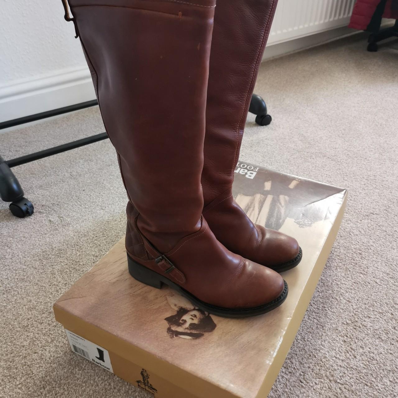 Brown Barbour Knee High Boots Size Have been