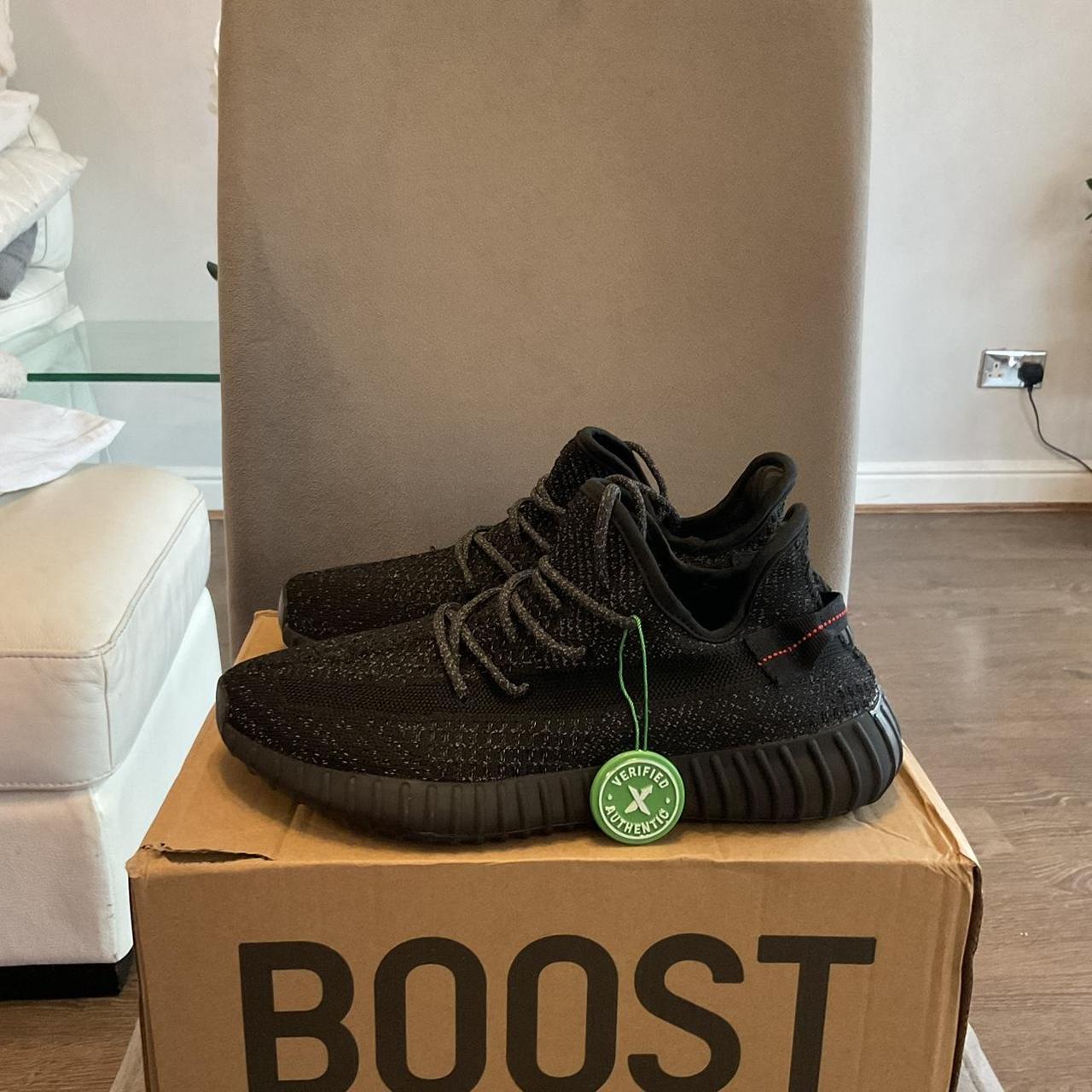 adidas yeezy boost 350 v2 black mens reflective