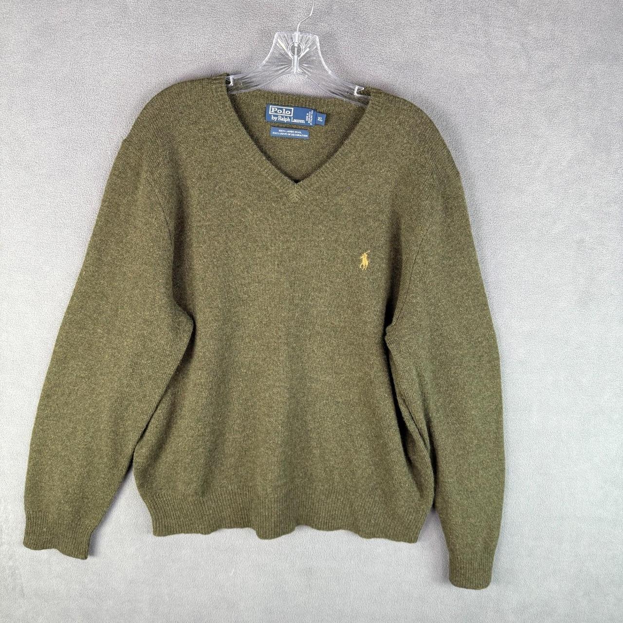 Polo Ralph Lauren Men's Sweater - Green - XL – VT… - image 1