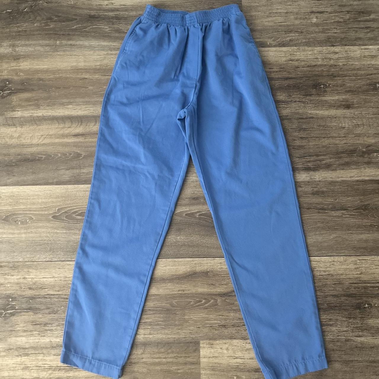 Small Cool blue elastic waist Depop