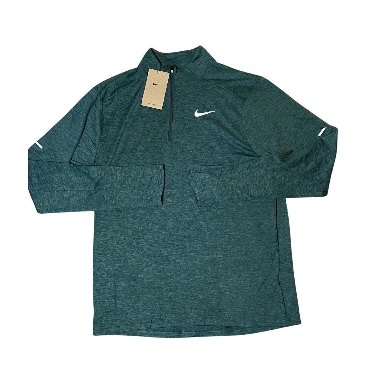 nike sphere half zip green