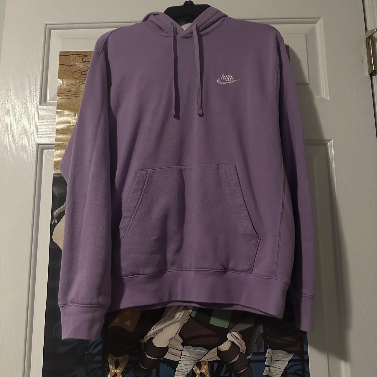 mens nike purple hoodie