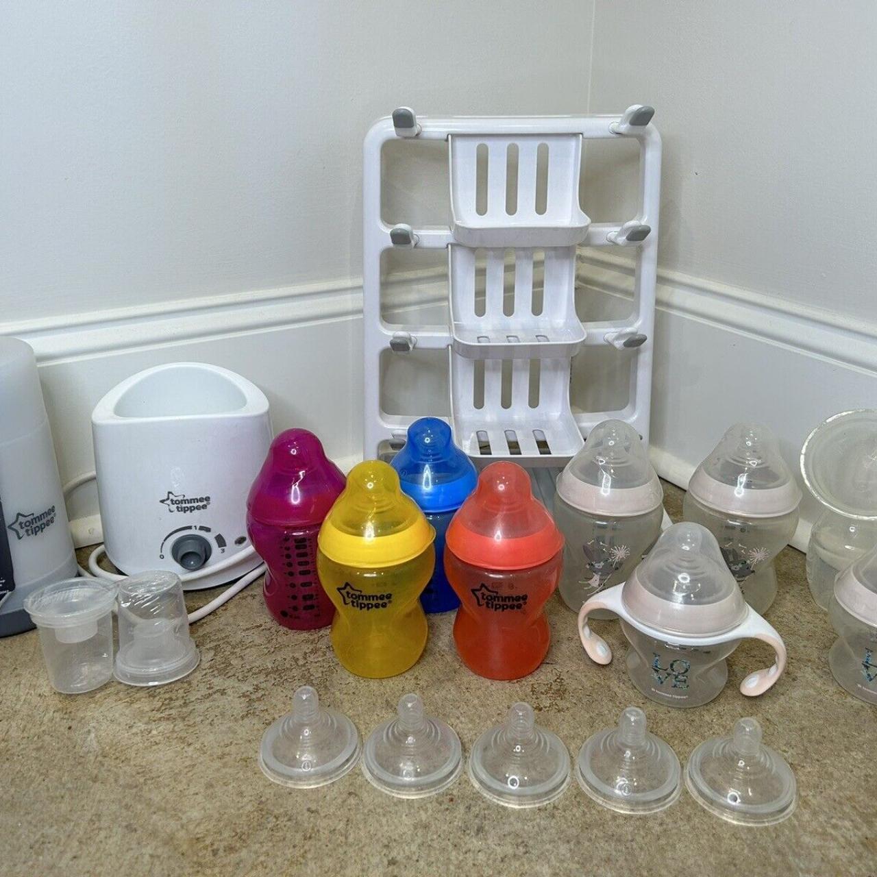 Tommee Tippee Baby Bottle Set, Warmer, Drying Rack,... Depop
