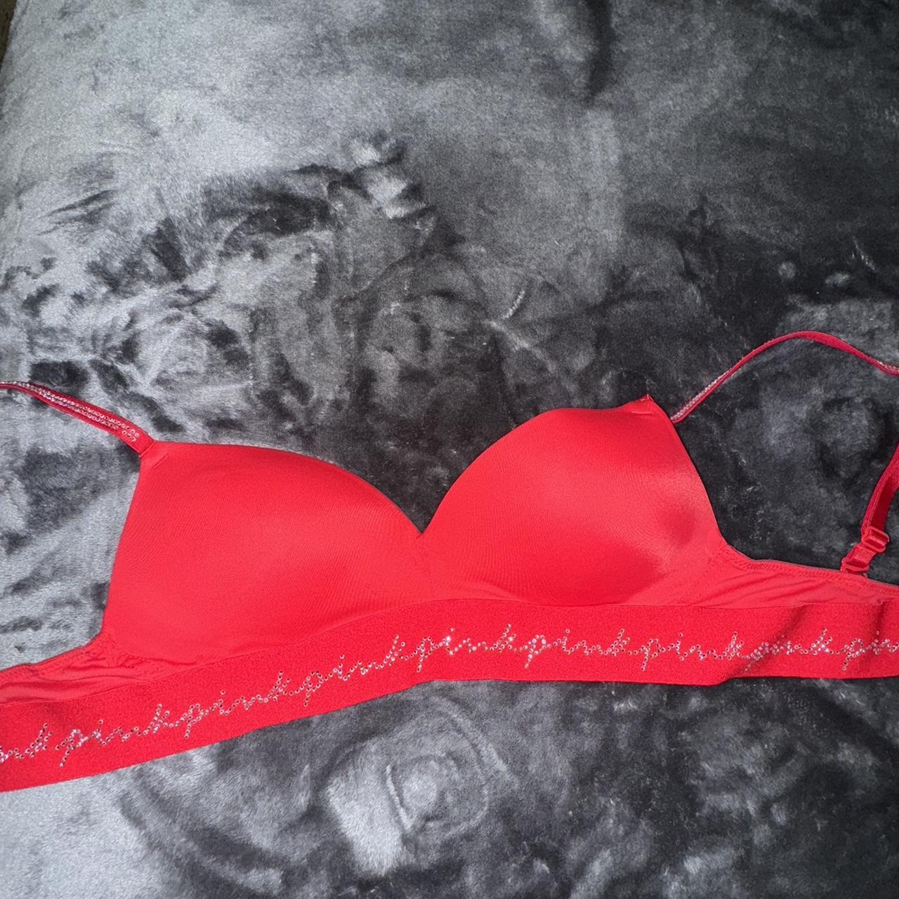 Victoria's Secret 34D Biofit Red color bra . - Depop