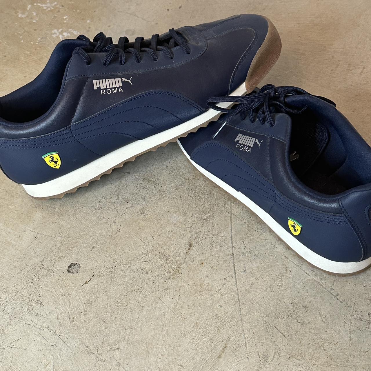 Puma roma dark blue hotsell