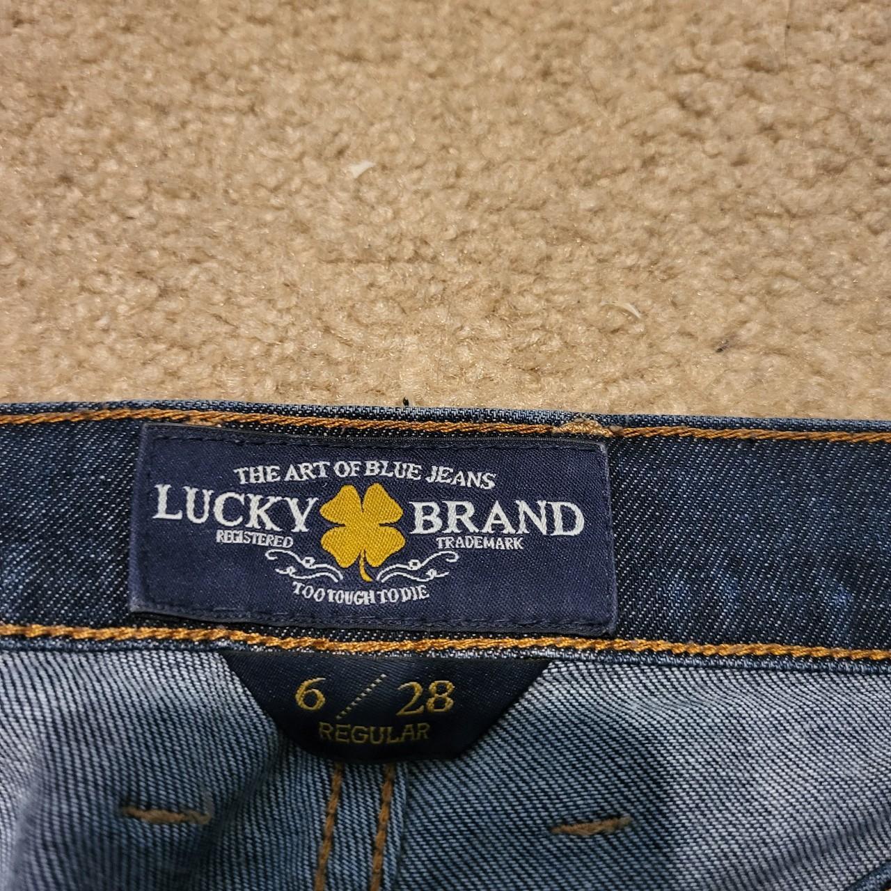 Lucky Brand Distressed Sweet N' Straight Jeans An - Depop