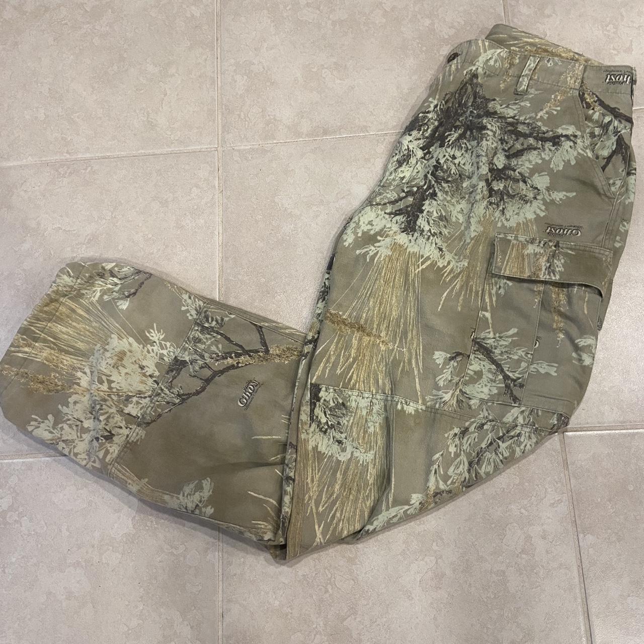 Field camo cargo double... - Depop