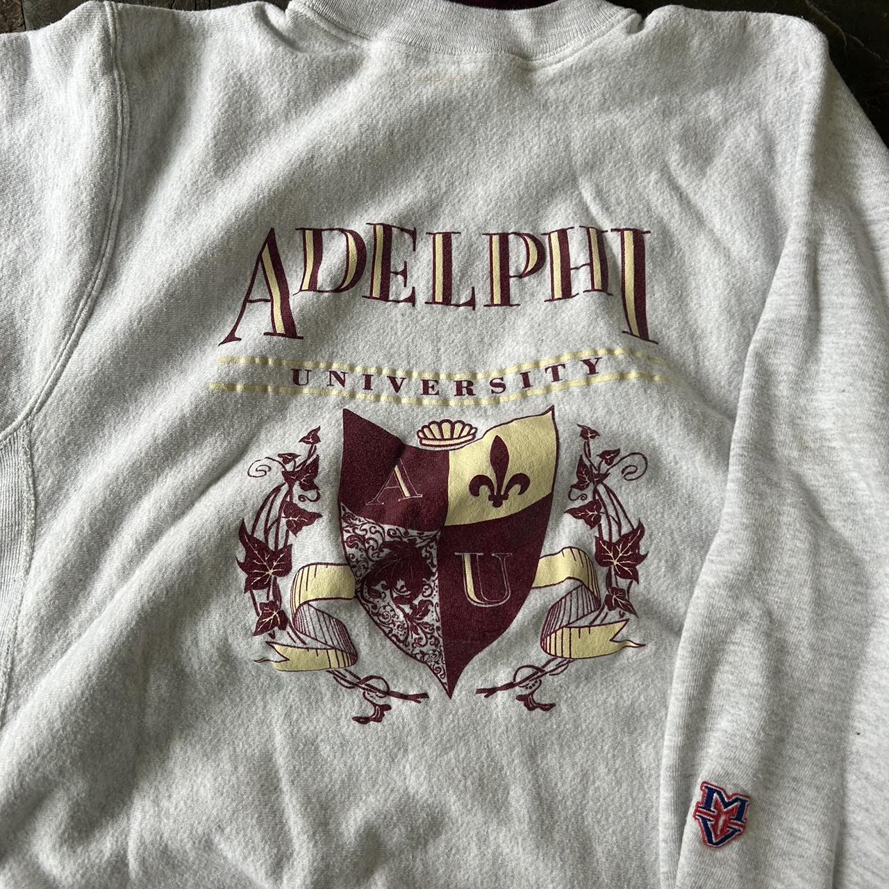 Adelphi sales university sweatshirt