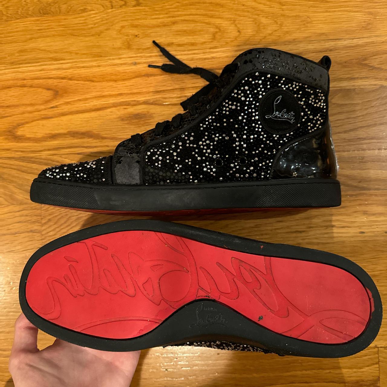 Louboutin sneakers red bottom on sale