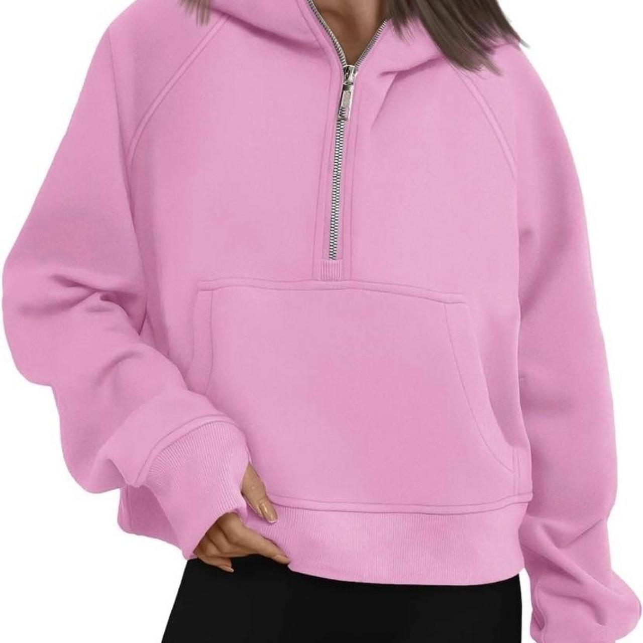 Lulu dupe Oversized Scuba half zip jacket Brand... Depop