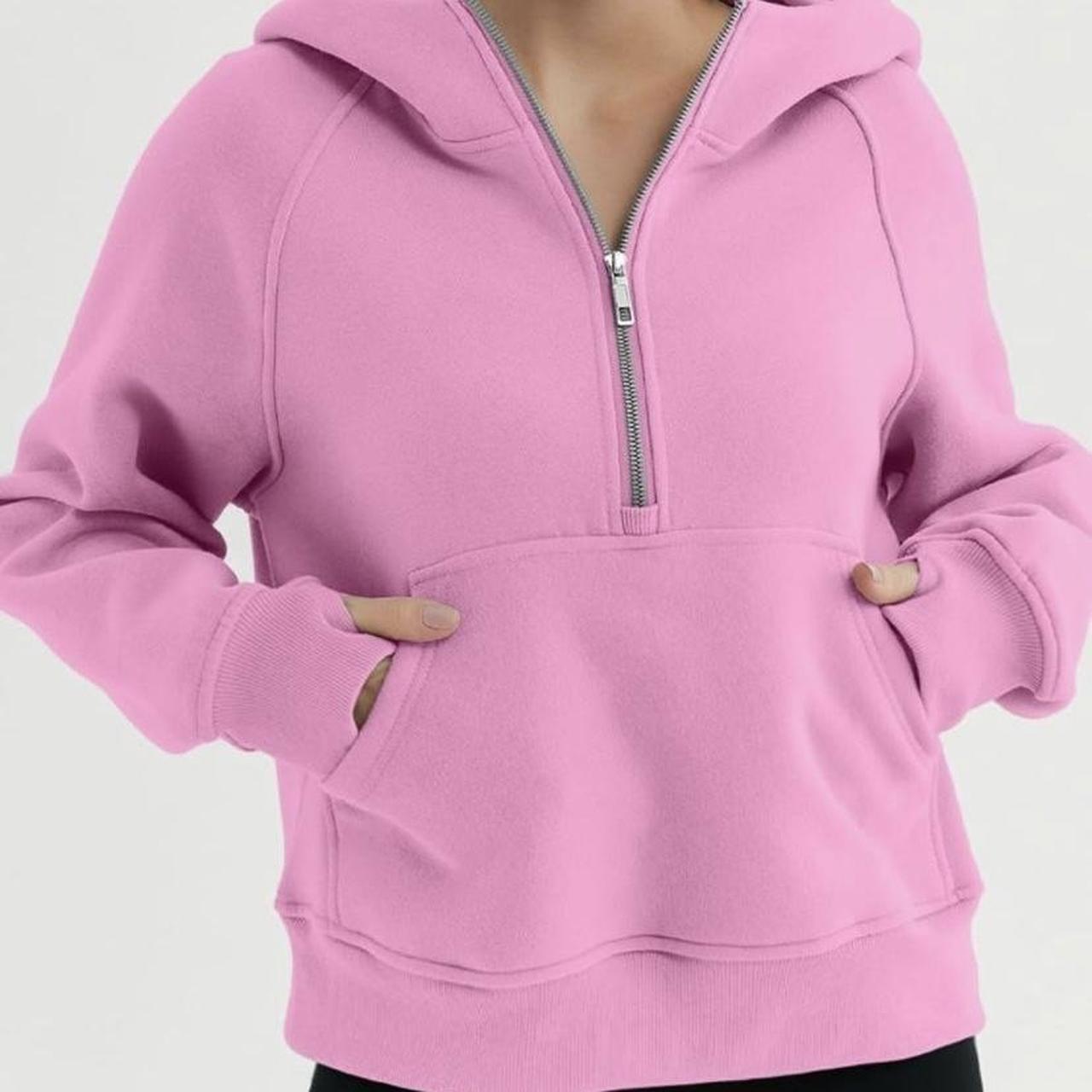 Lulu dupe Oversized Scuba half zip jacket Brand... Depop