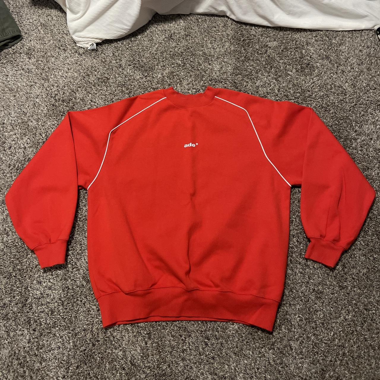 Ader Error Men's Sweatshirt - Red - M – Authentic… - image 1