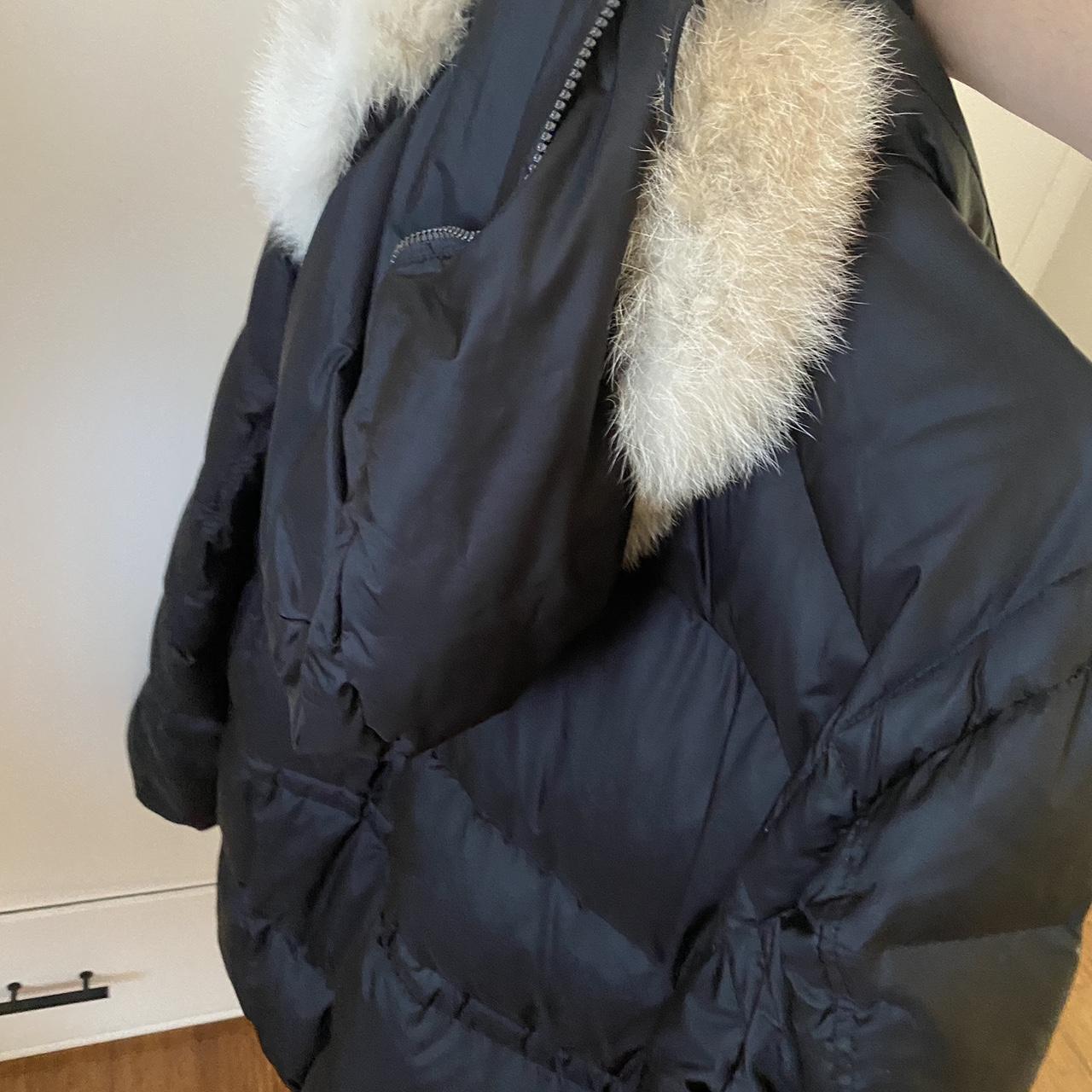 Andrew Marc NY puffer jacket with fur hood.... - Depop