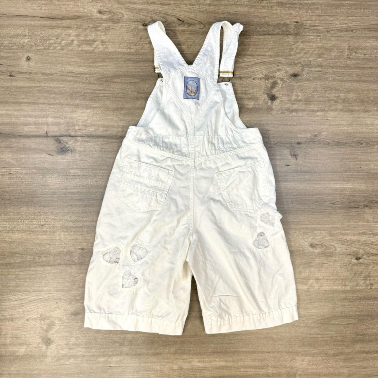 Ever Blue Sportswear white shorts overalls womens...