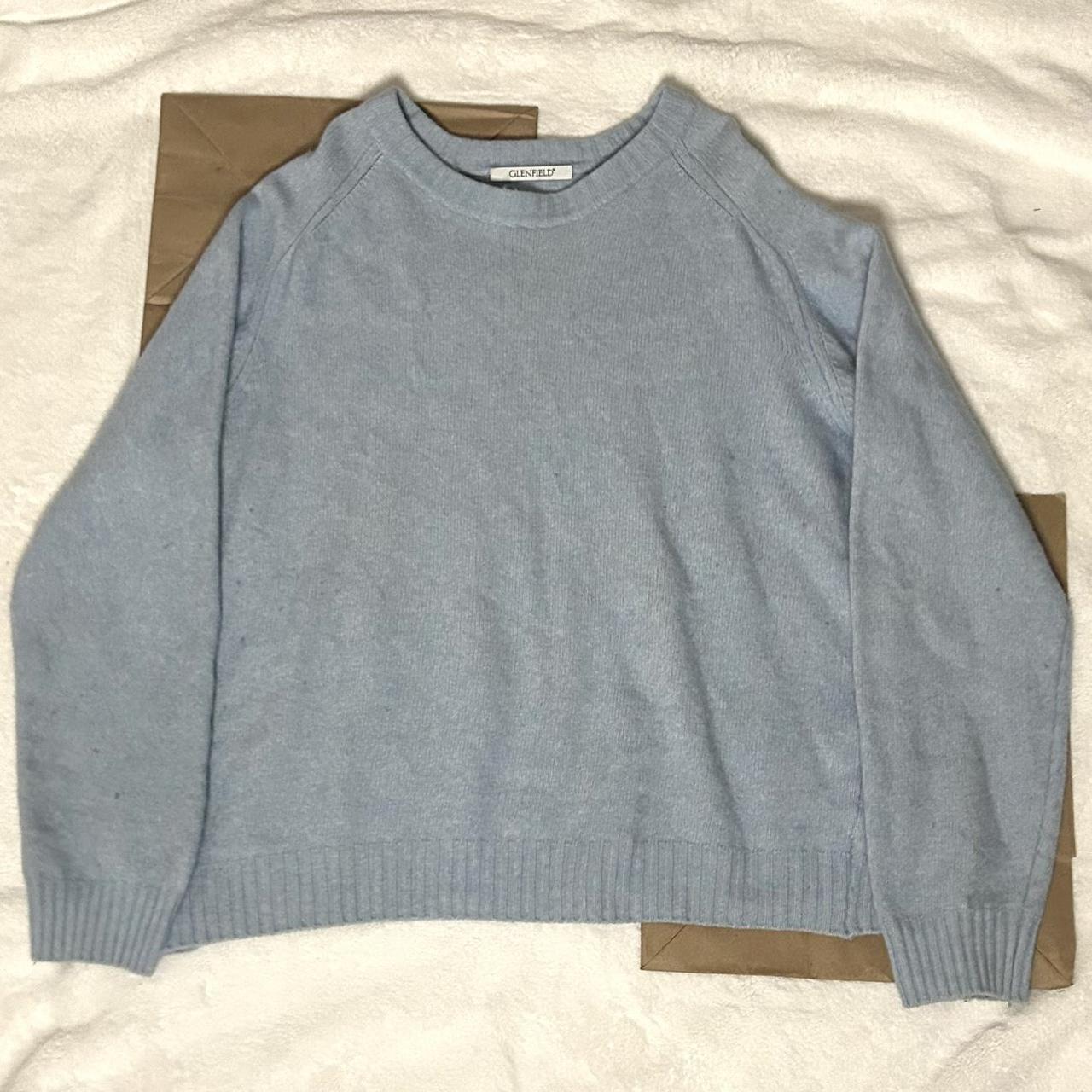 Baby Blue Crewneck Sweater, very soft material... - Depop