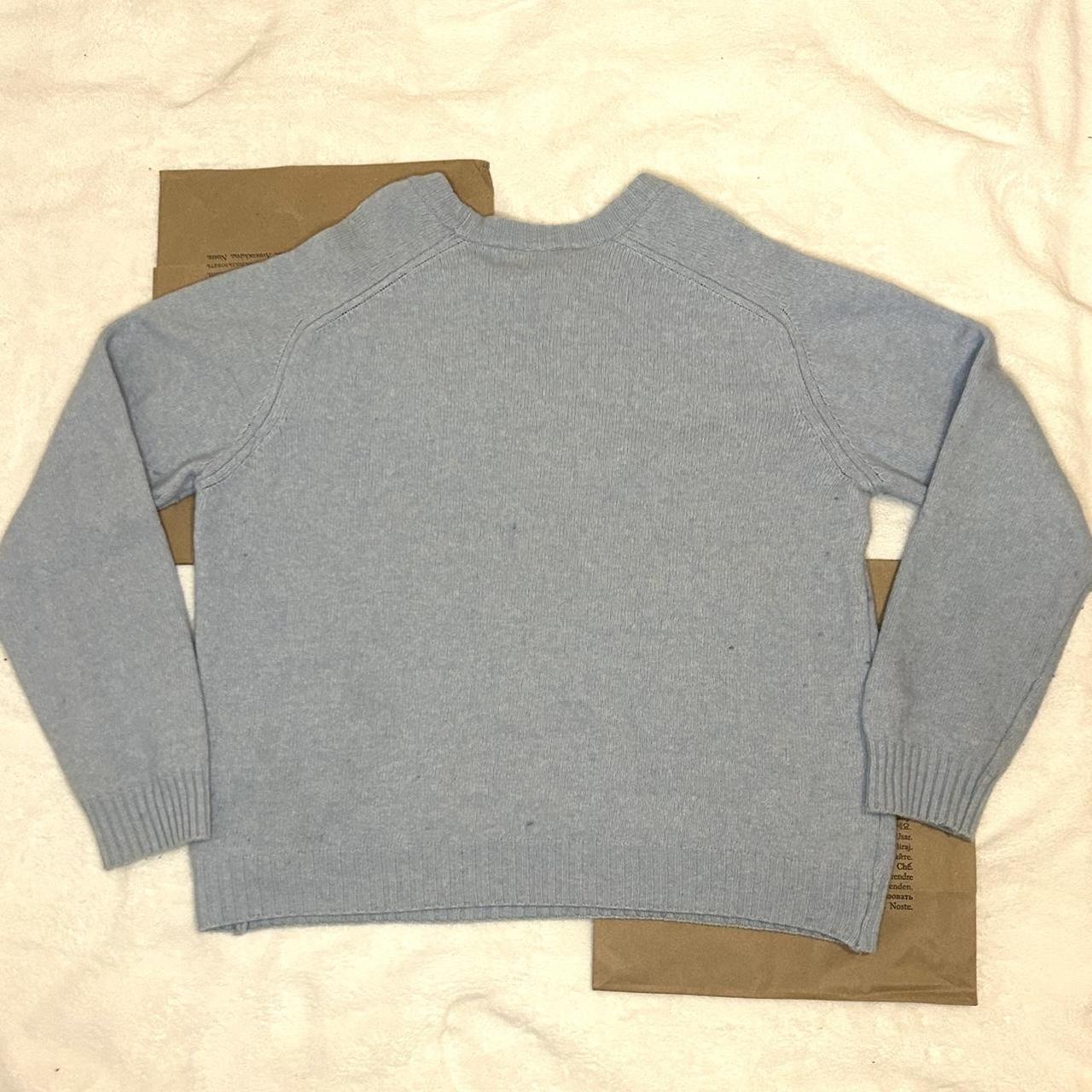 Baby Blue Crewneck Sweater, very soft material... - Depop