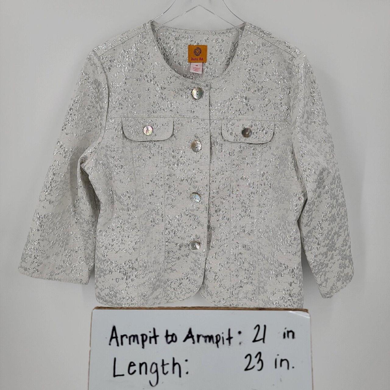 Ruby Rd. Women's Jacket - Silver - 14 – Ruby Rd. … - image 8