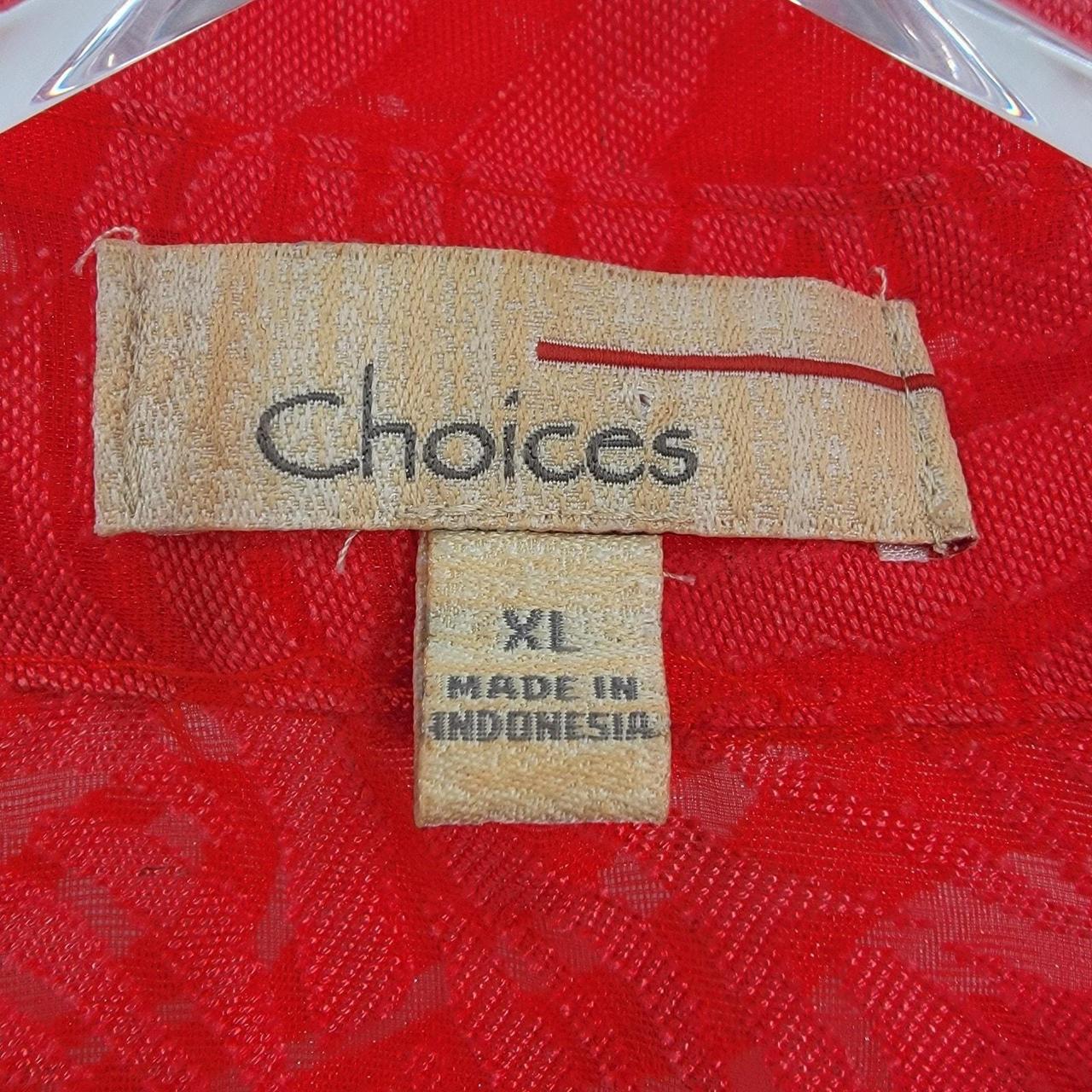 Preloved Women's Blouse - Orange - XL – Choices B… - image 5