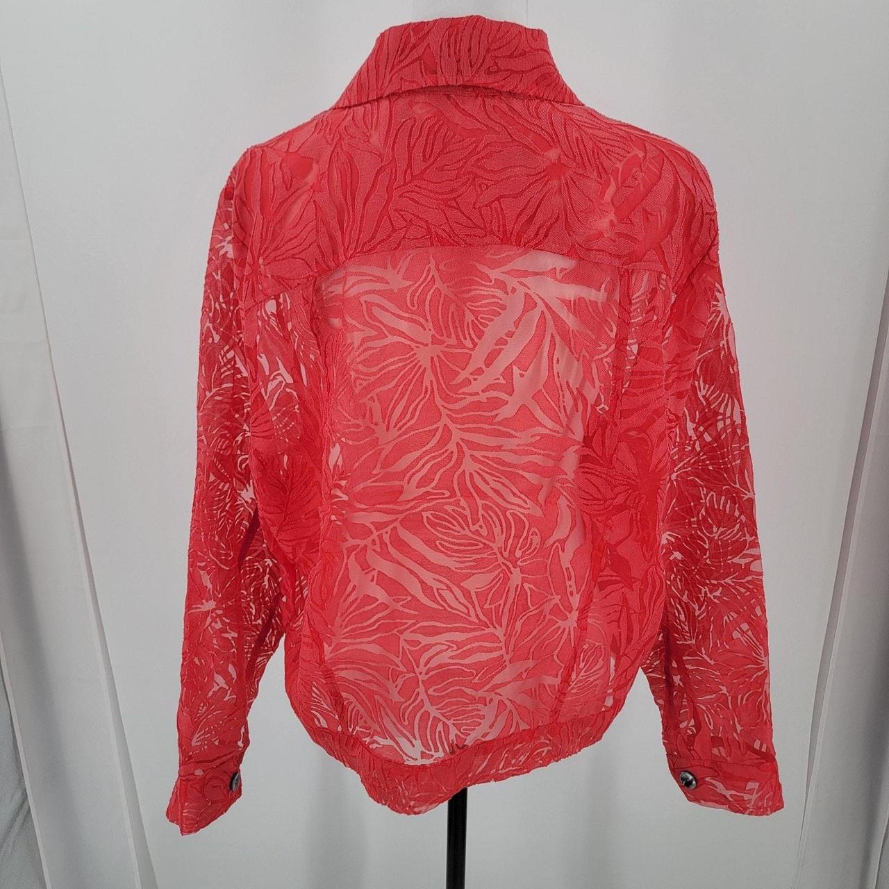 Preloved Women's Blouse - Orange - XL – Choices B… - image 2