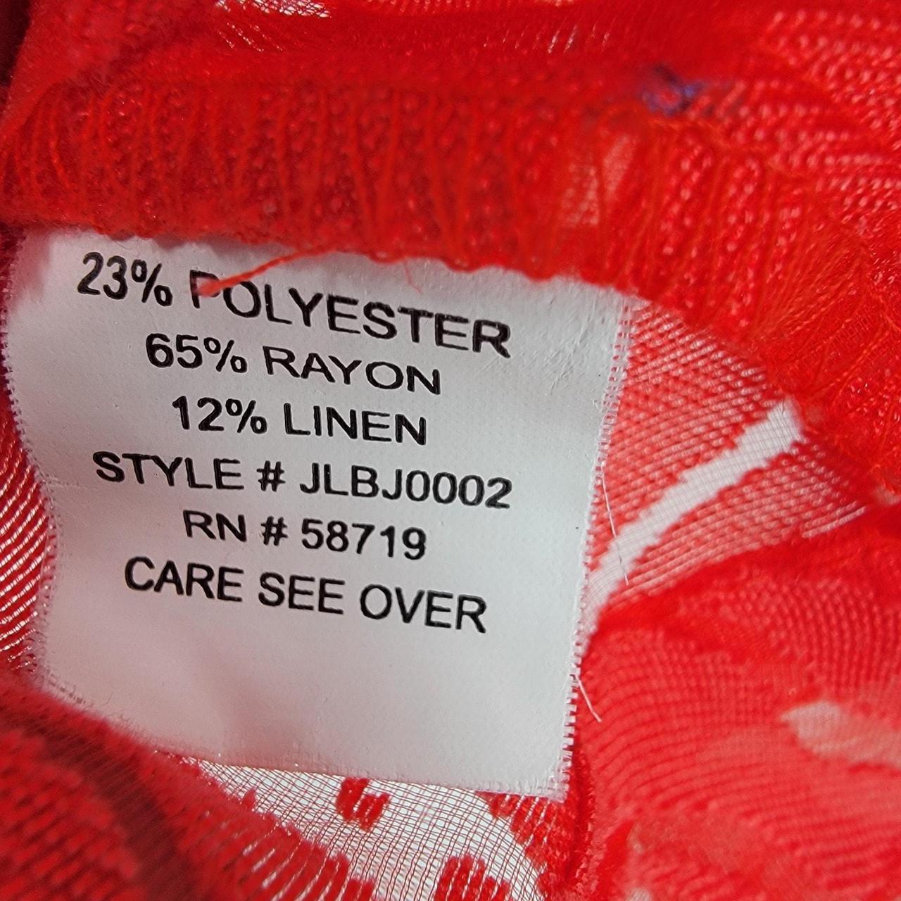 Preloved Women's Blouse - Orange - XL – Choices B… - image 6