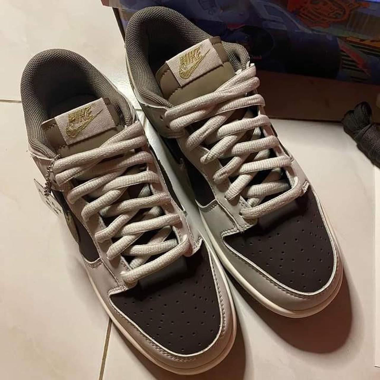 NIKE Grey Panda Brown SIZES WOMEN US=UK 6 =... Depop